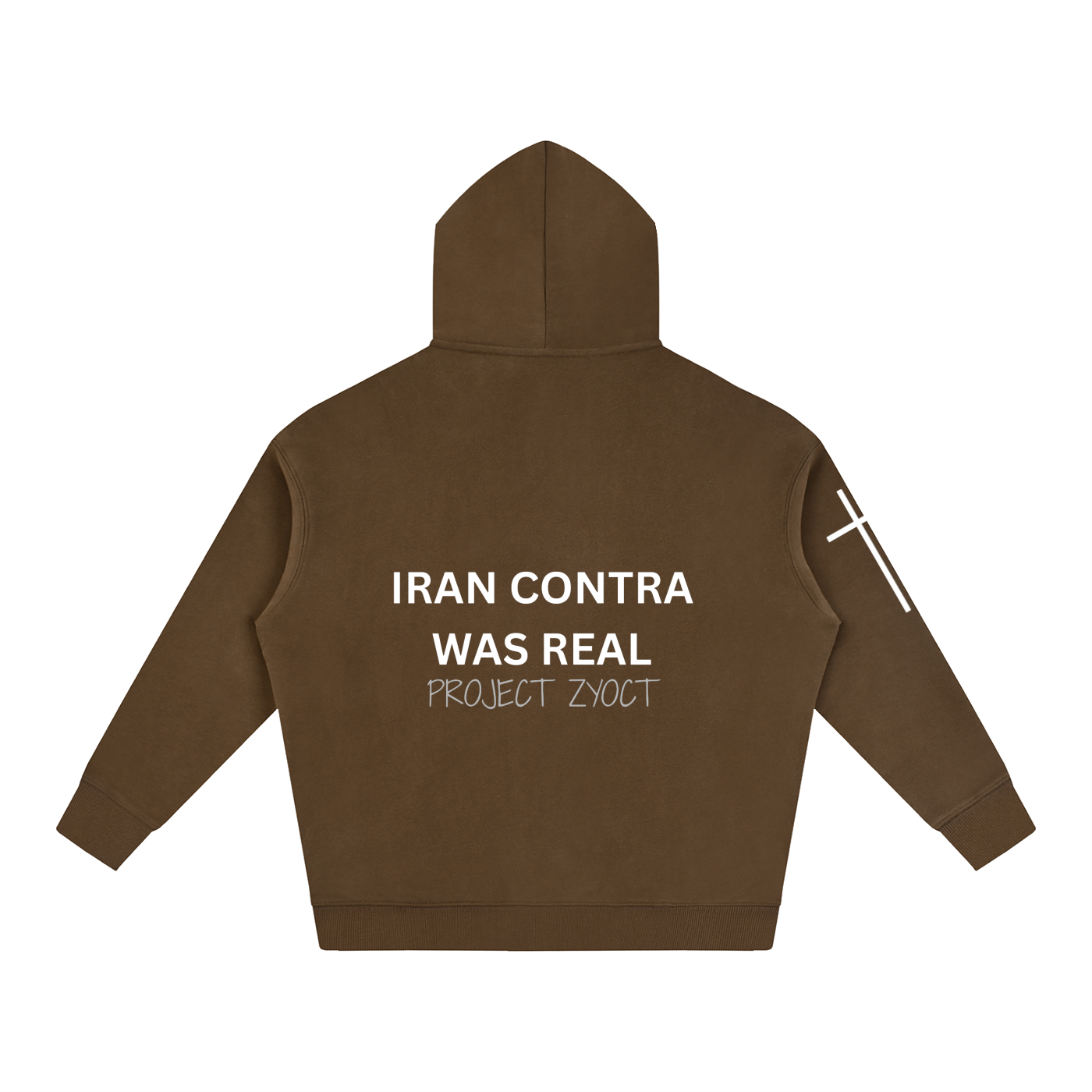 "Iran Contra Was Real" Oversize Hoodie