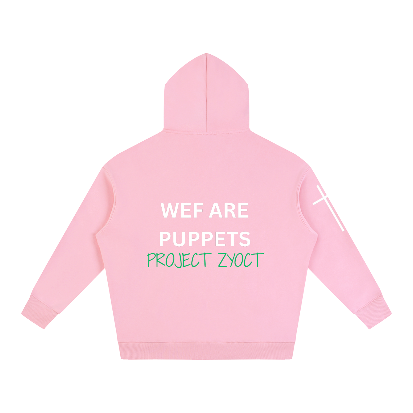 "WEF Are Puppets" Oversize Hoodie