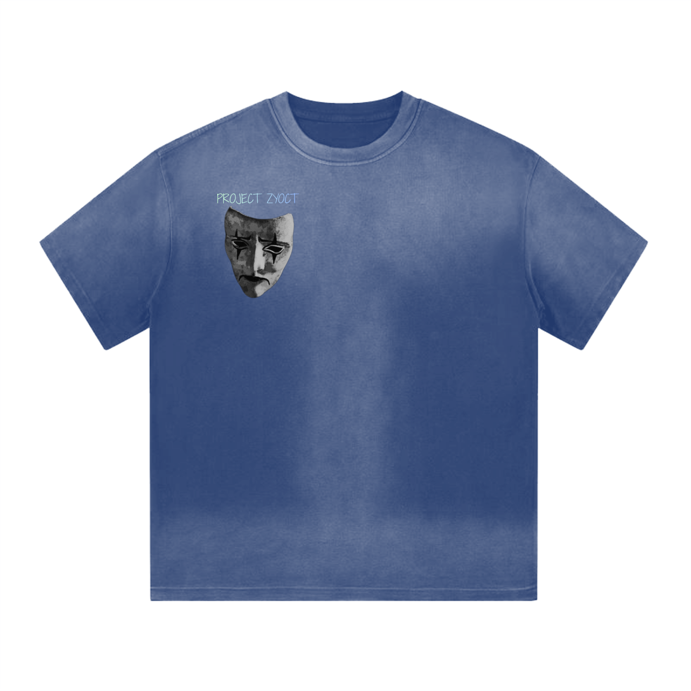 “Government Funded Disappointment” Shape Gradient Washed T-Shirt