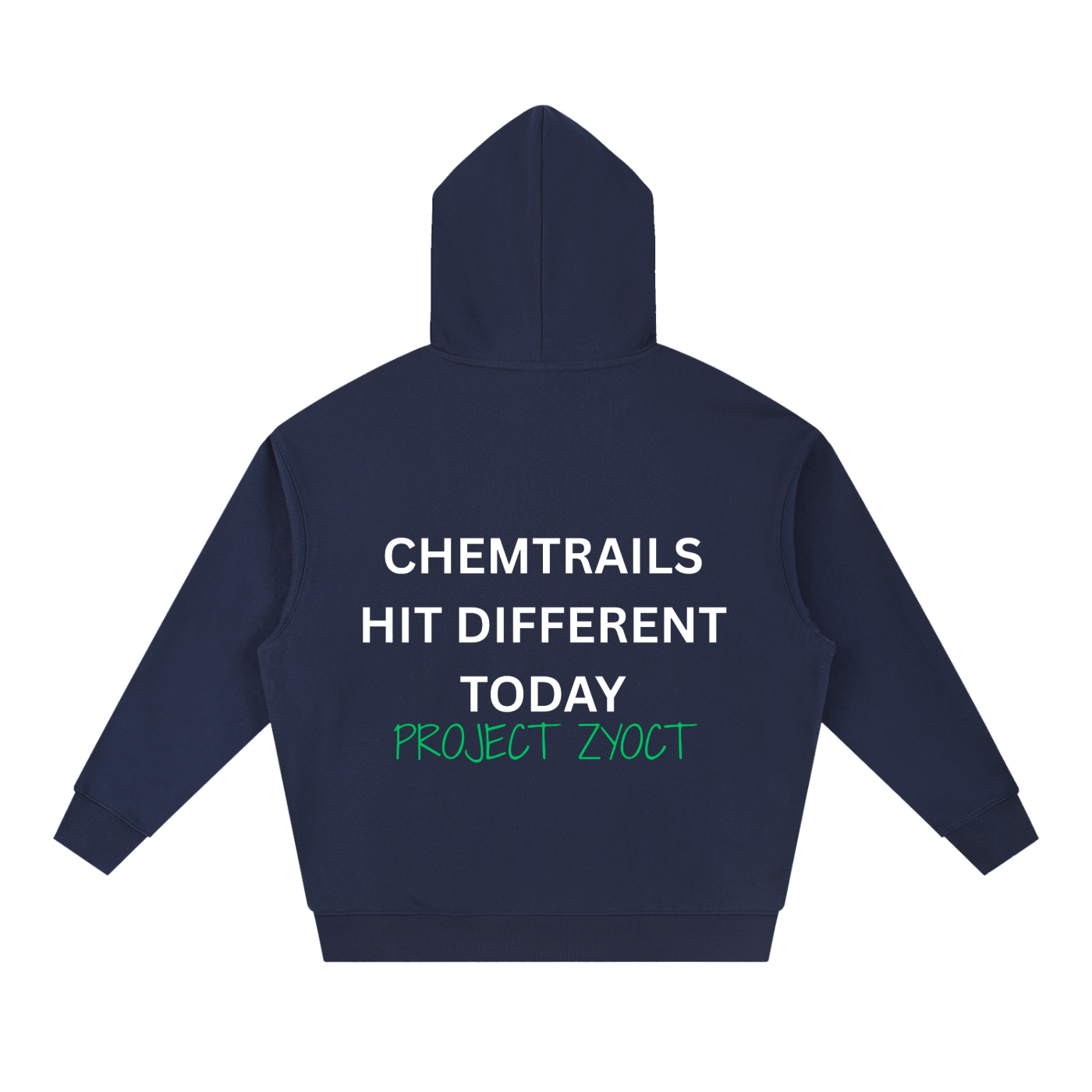 "Chemtrails Hit Different Today" Heavyweight Hoodie