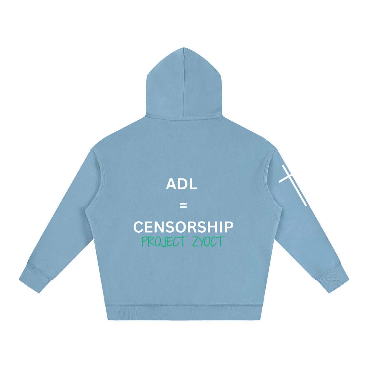 "ADL = Censorship" Oversize Hoodie
