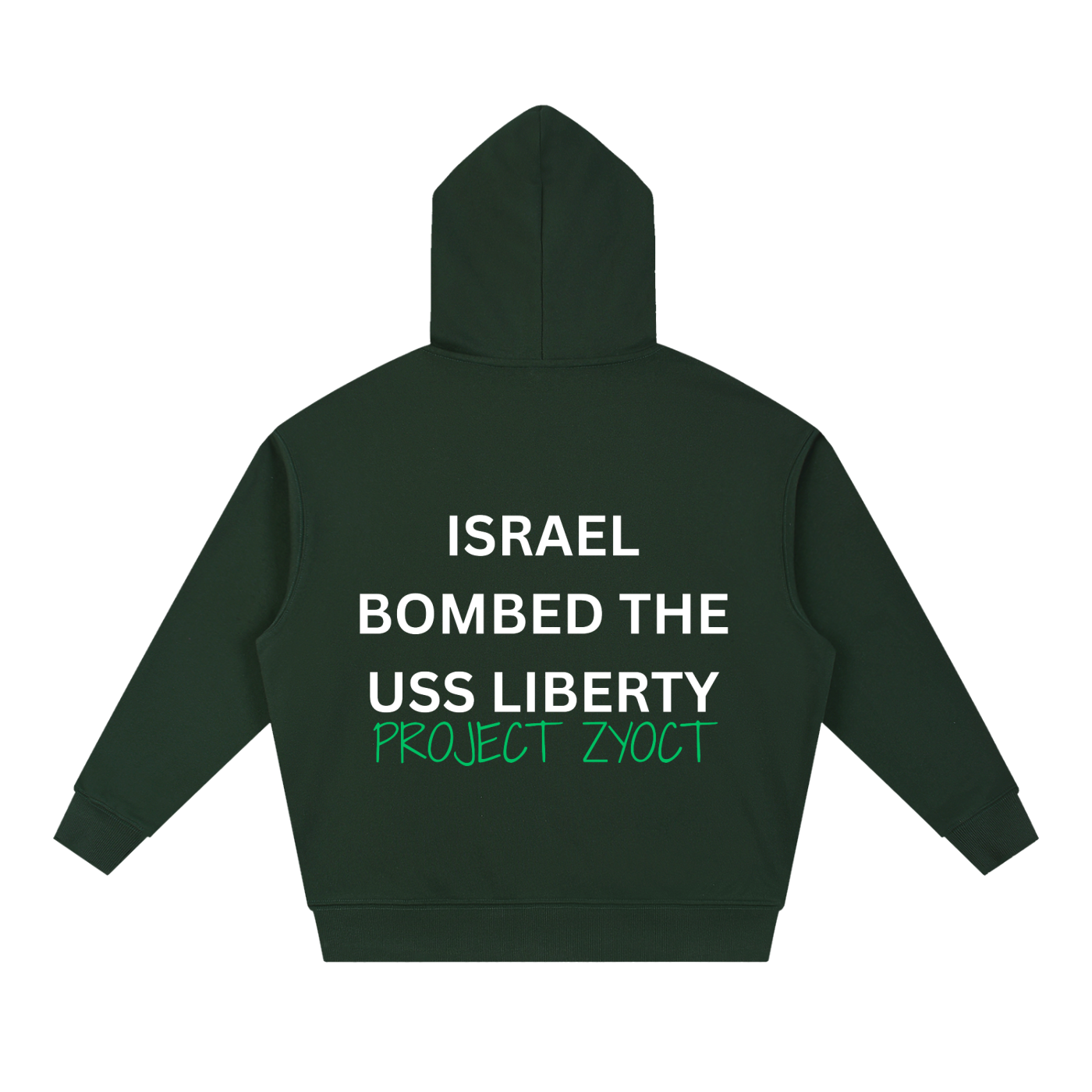 "Israel Bombed the USS Liberty" Heavyweight Hoodie