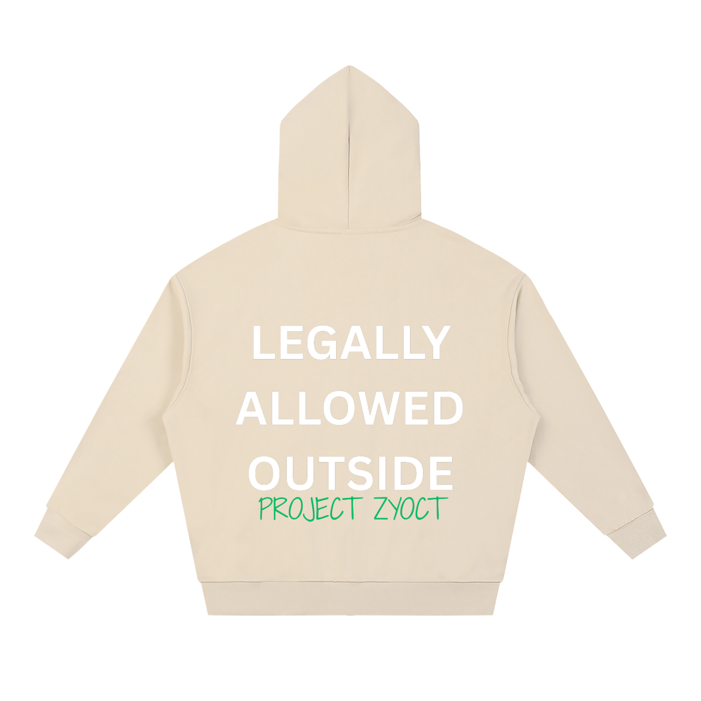 "Legally Allowed Outside" Full Zip Hoodie