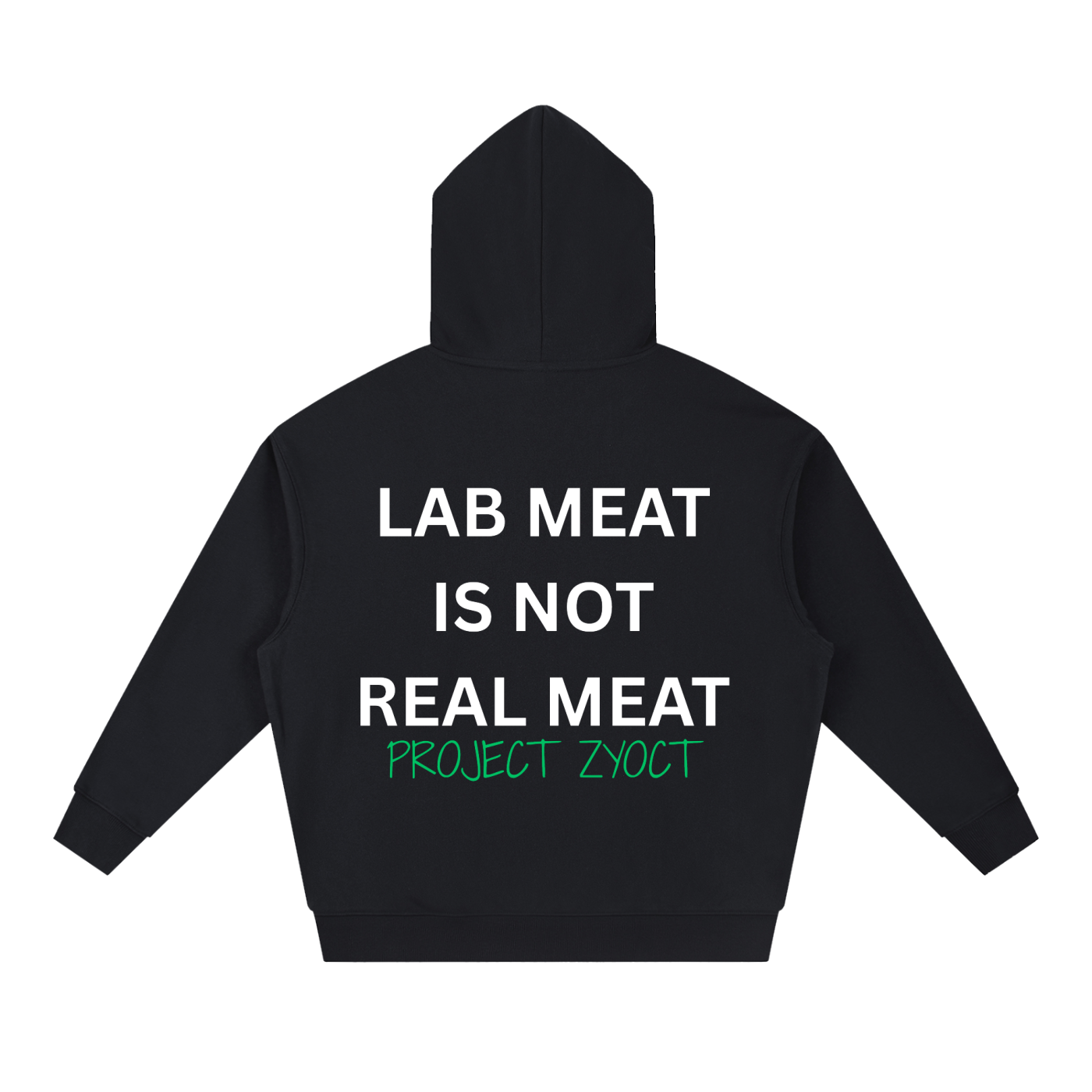 "Lab Meat is Not Real Meat" Heavyweight Hoodie