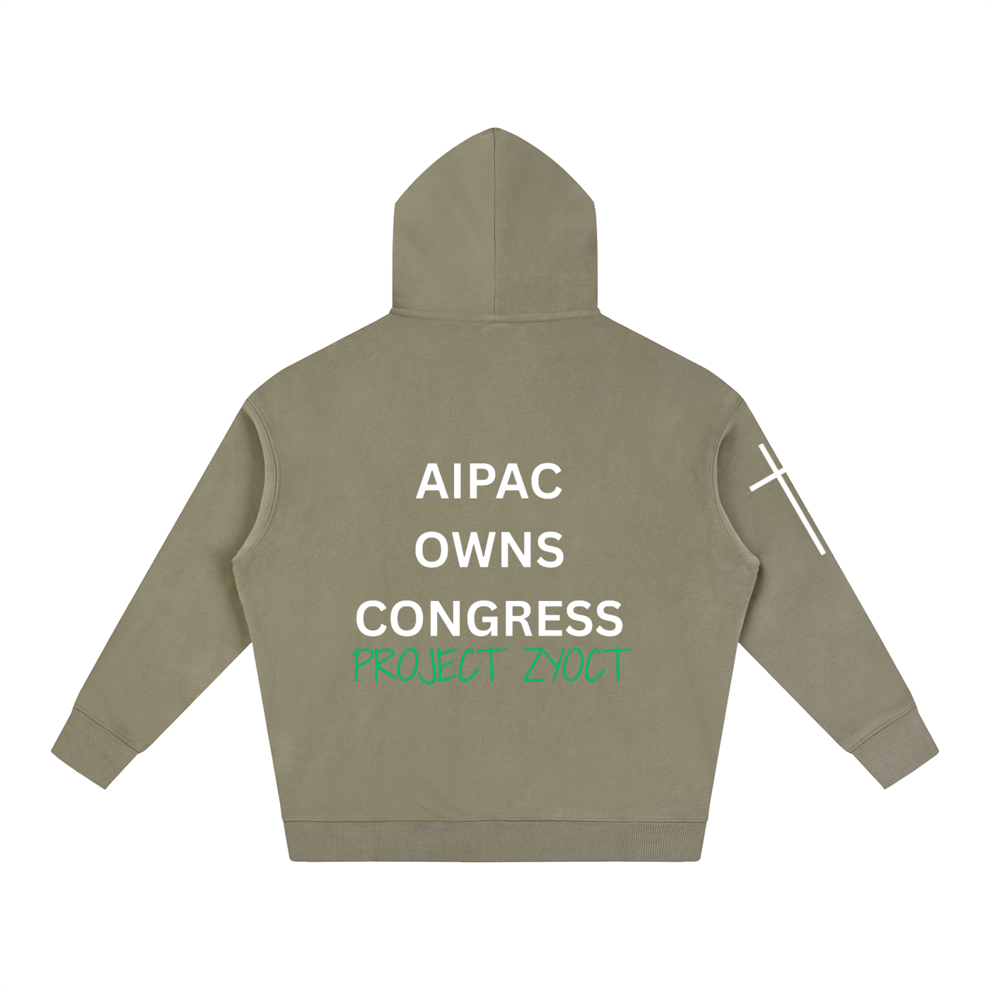 "AIPAC Owns Congress" Oversize Hoodie