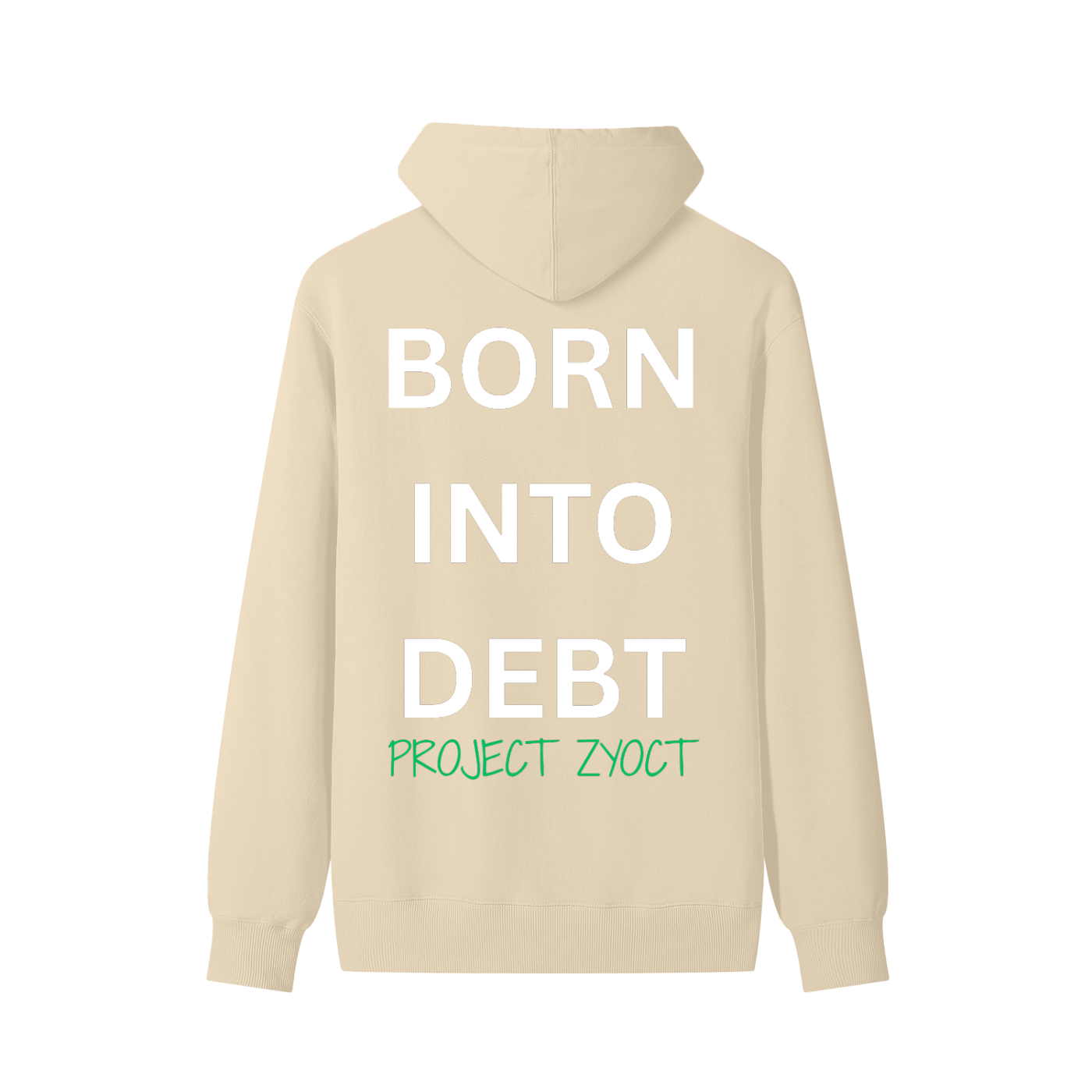 "Born Into Debt" Classic Cotton Hoodie