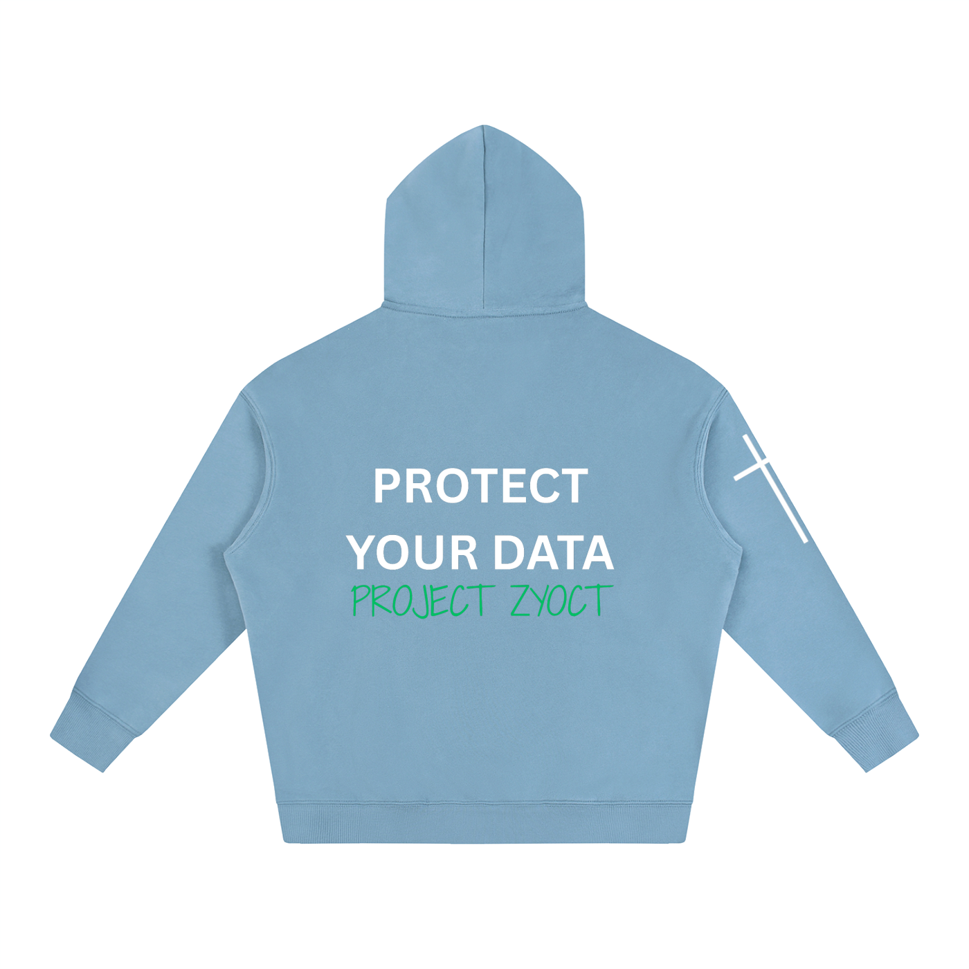 "Protect Your Data" Oversize Hoodie