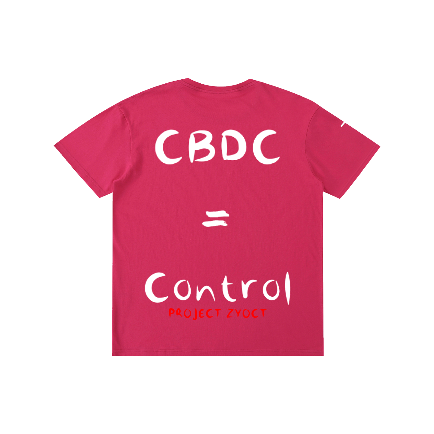 "CBDCs = Control" Cotton T-Shirt