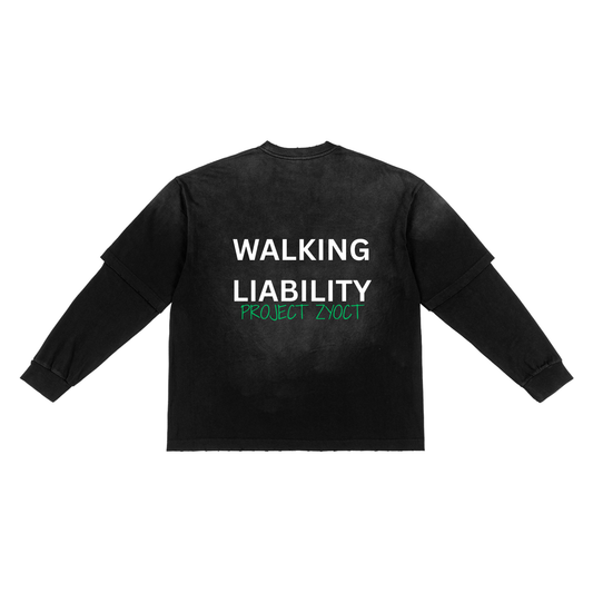 "Walking Liability" Sunfade Two-Piece Shirt