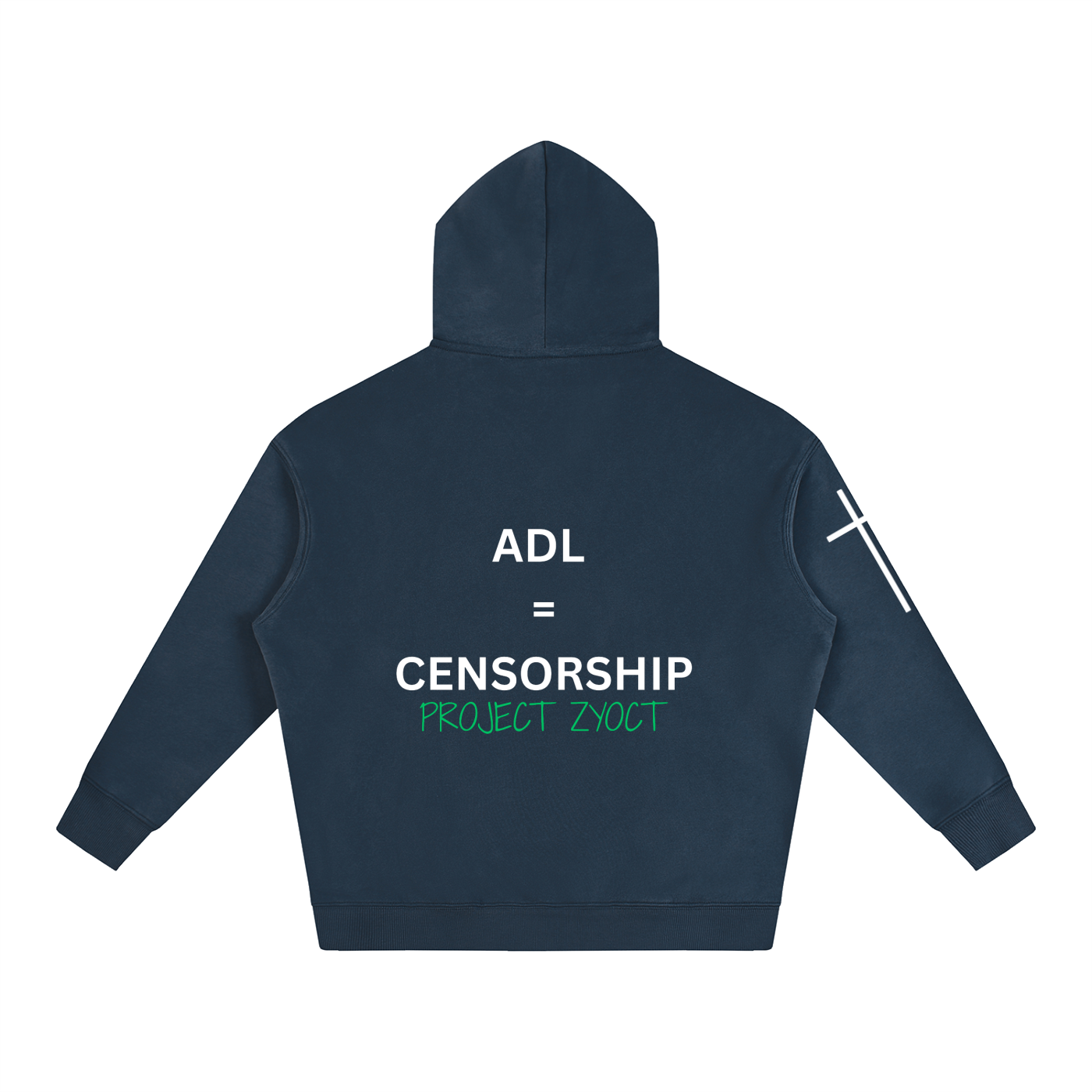 "ADL = Censorship" Oversize Hoodie