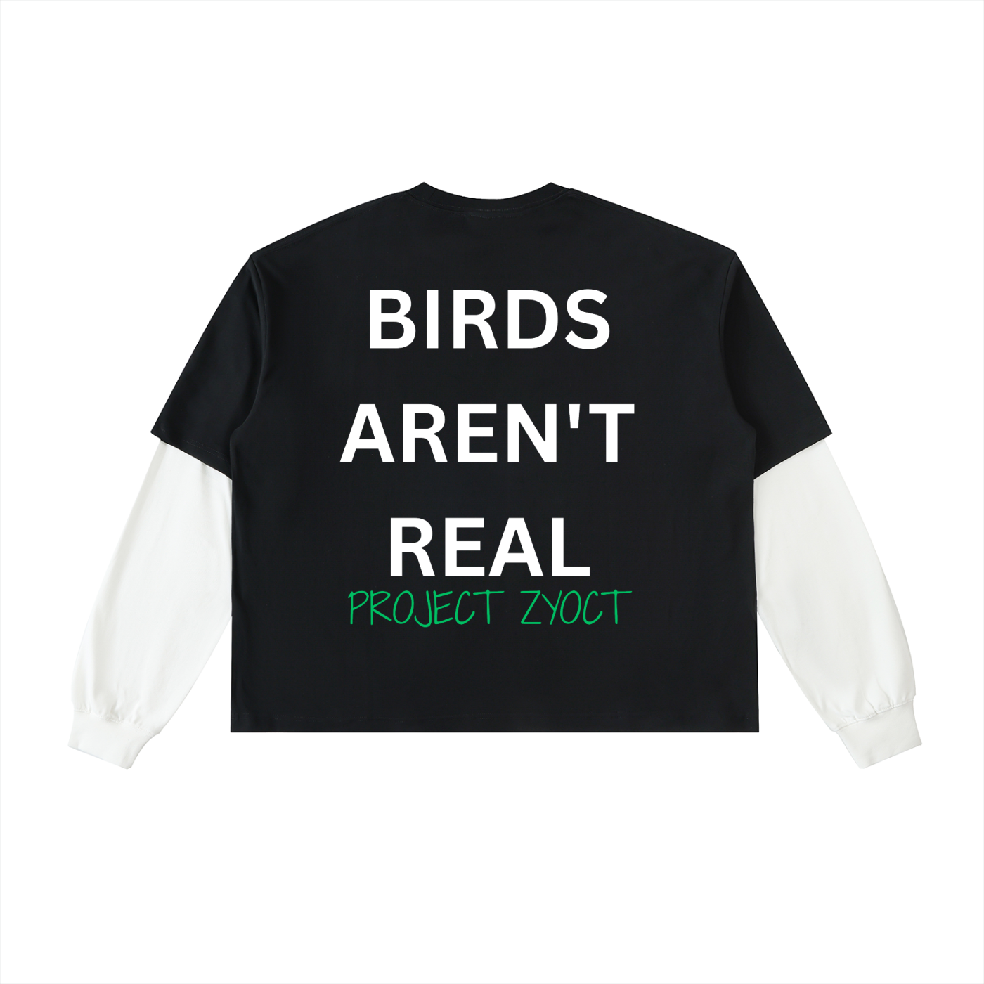 "Birds Aren't Real" Layered Shirt