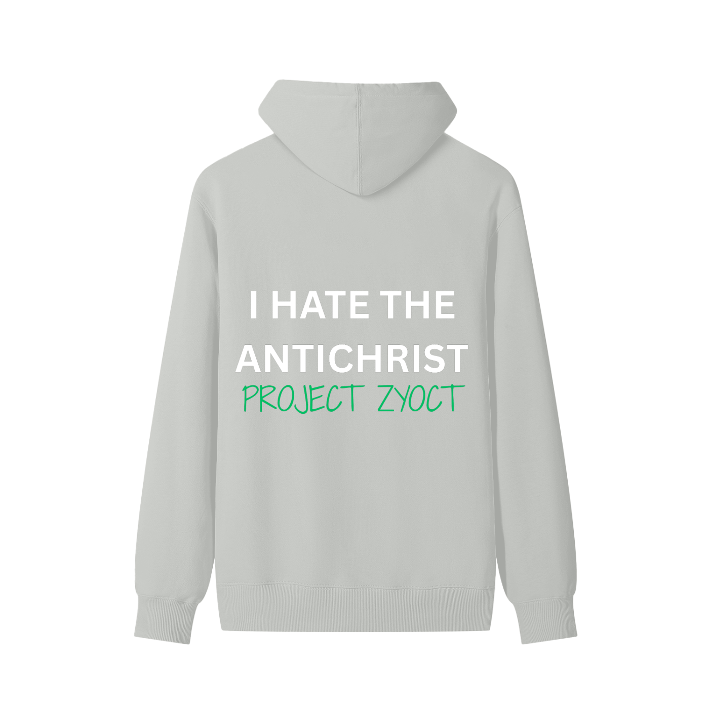 "I Hate the Antichrist " Classic Cotton Hoodie