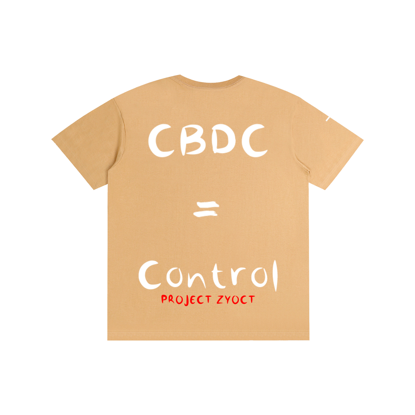"CBDCs = Control" Cotton T-Shirt