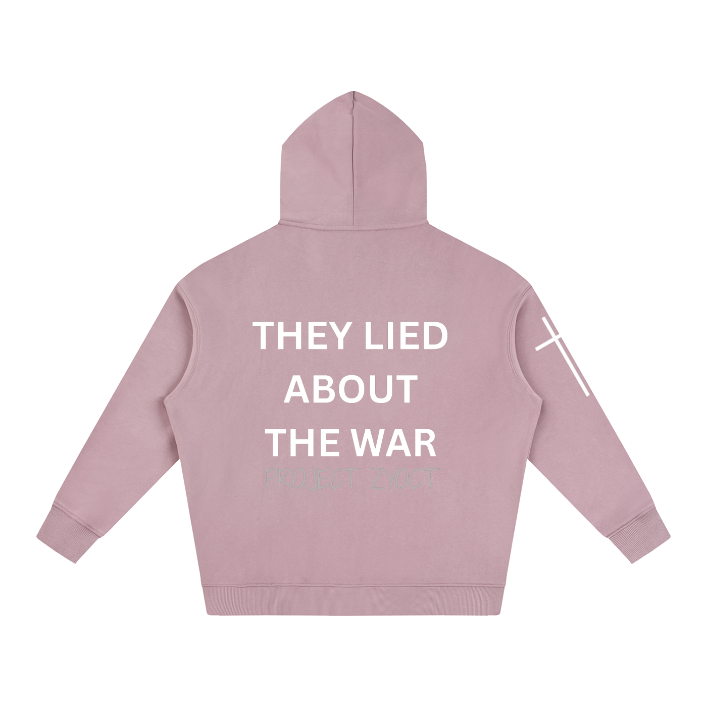 "They Lied About the War" Oversize Hoodie