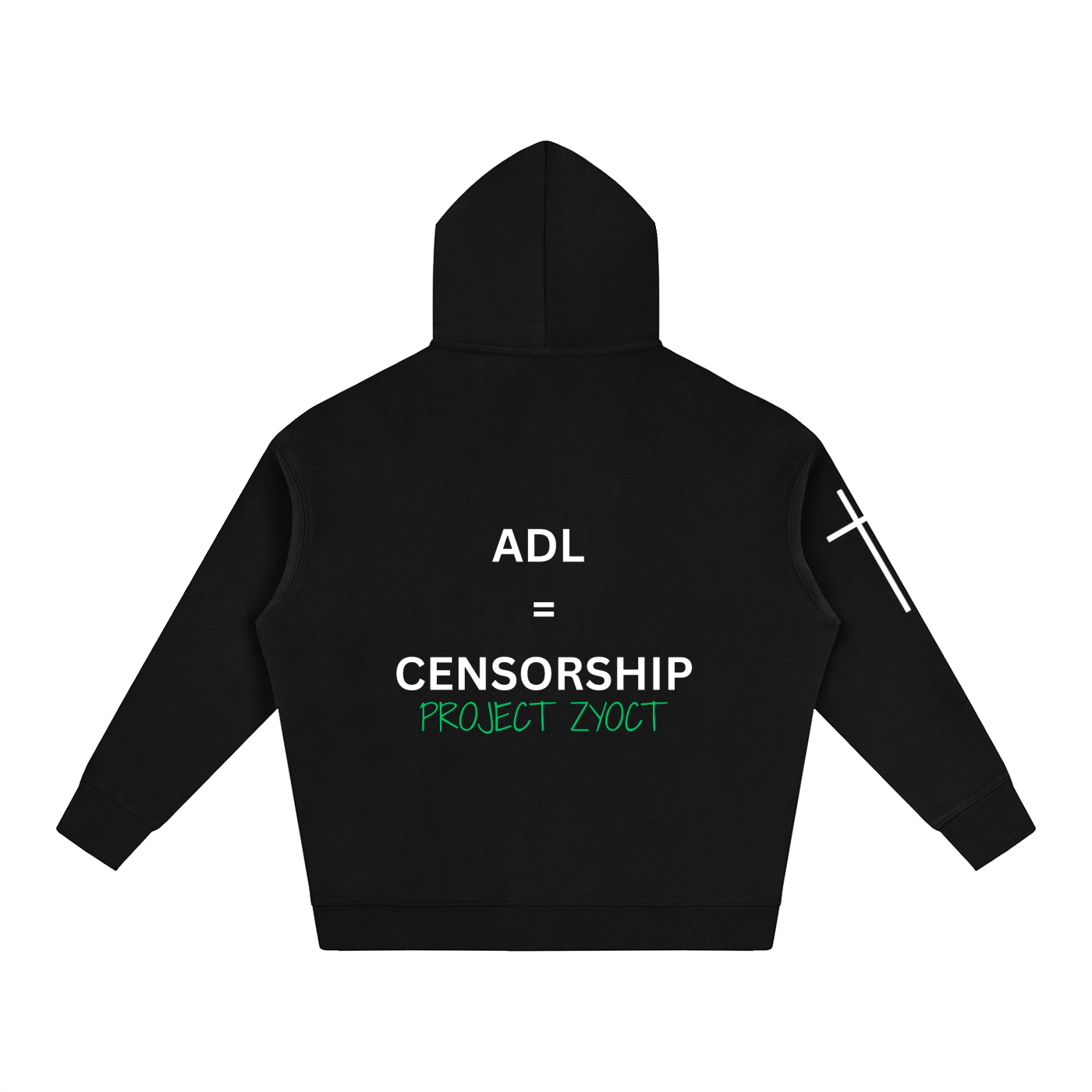 "ADL = Censorship" Oversize Hoodie