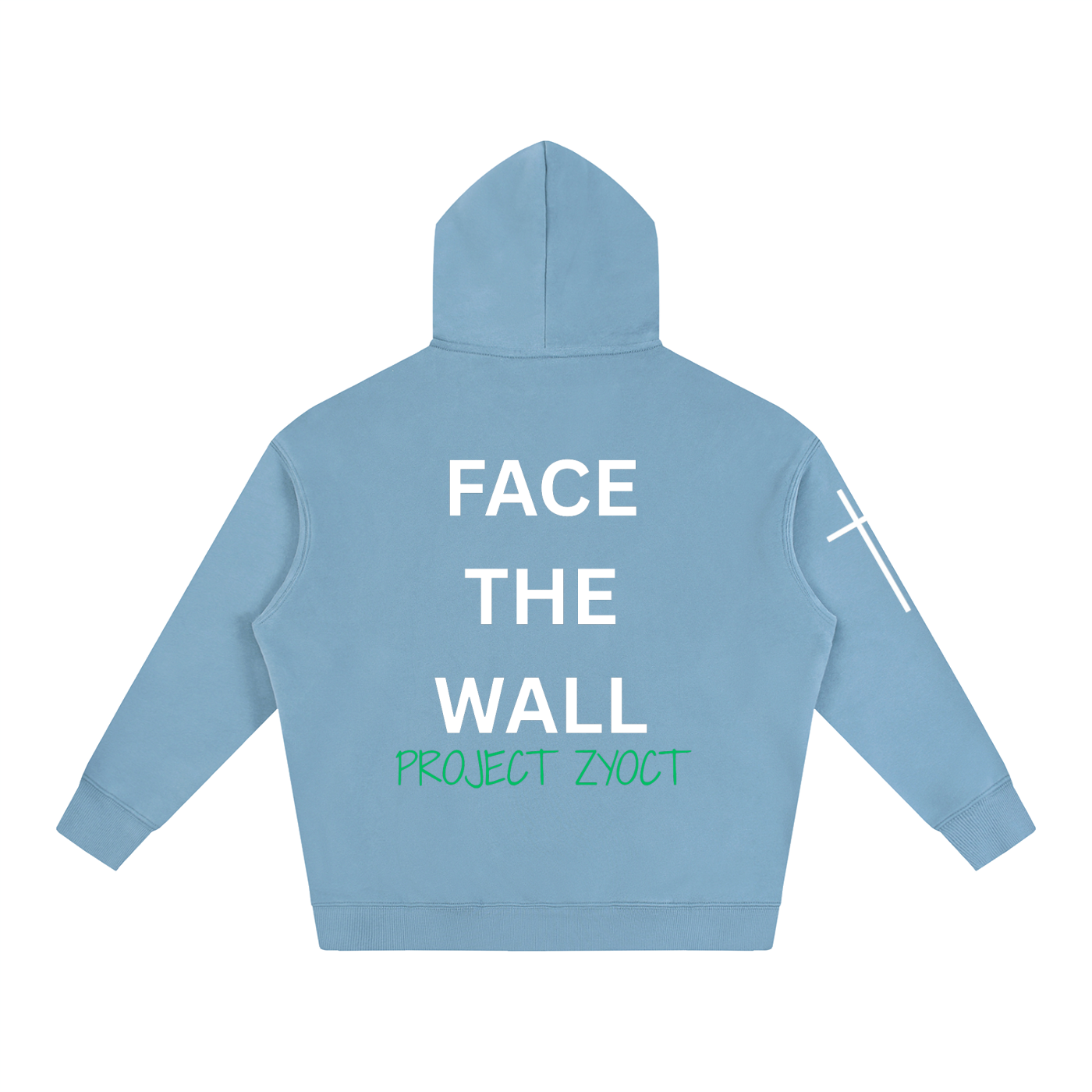 "Face the Wall" Oversize Hoodie