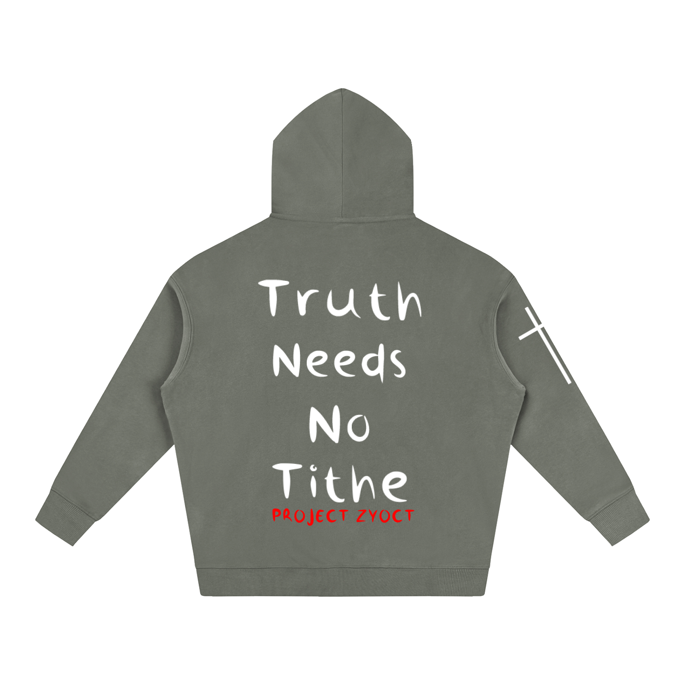 "Truth Needs No Tithe" Oversize Hoodie