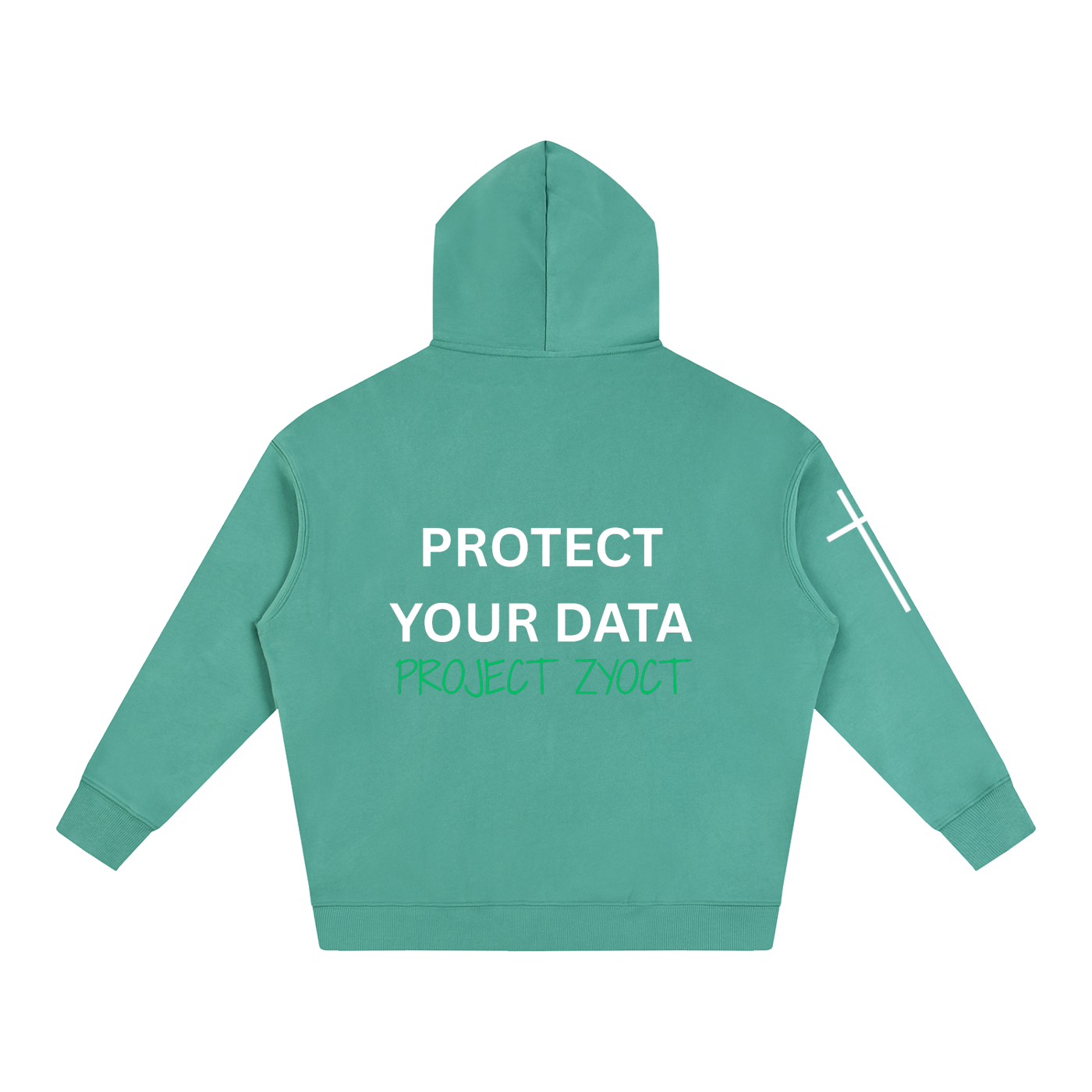 "Protect Your Data" Oversize Hoodie