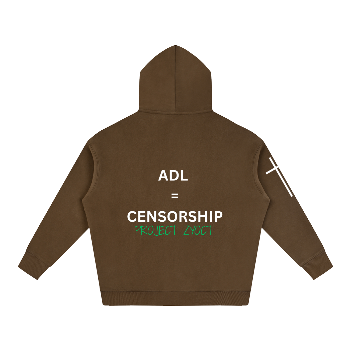"ADL = Censorship" Oversize Hoodie