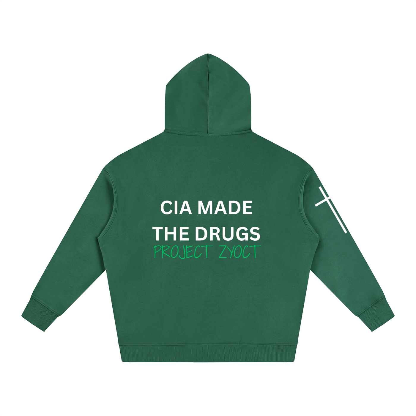 "CIA Made the Drugs" Oversize Hoodie
