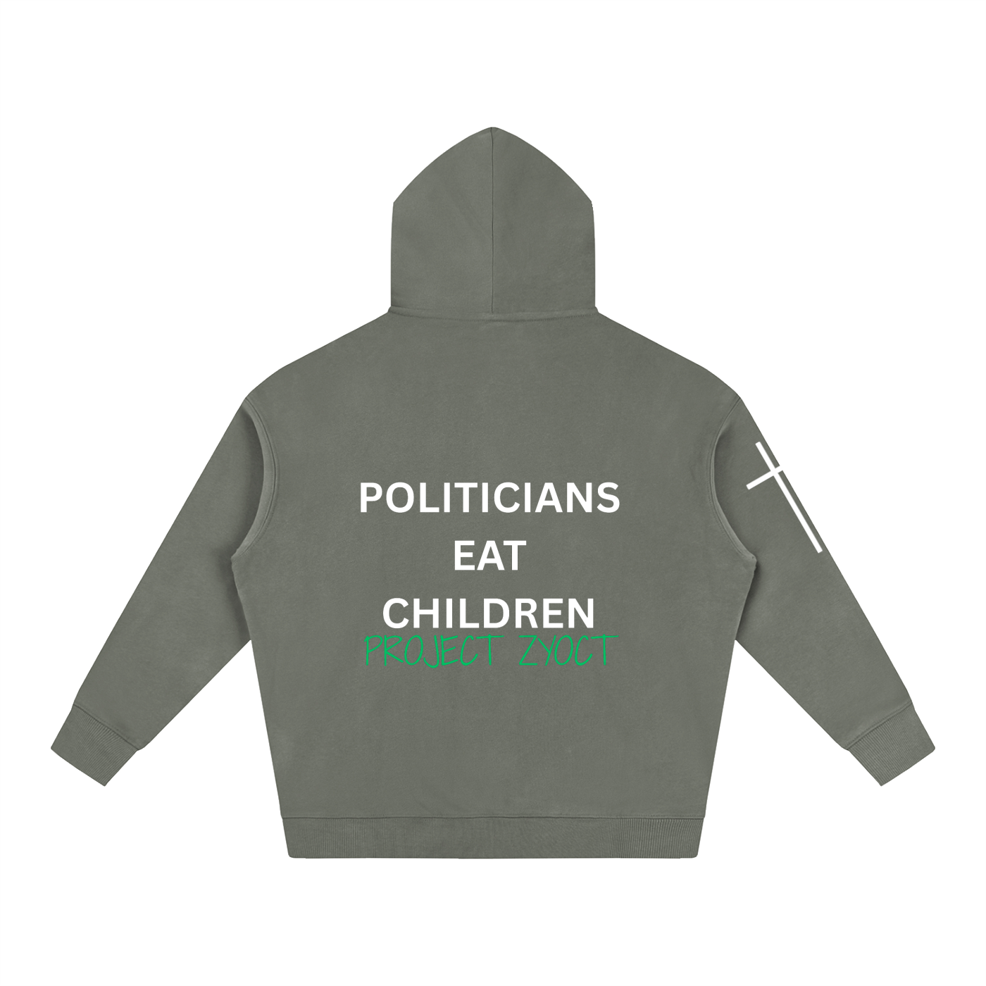 "Politicians Eat Children" Oversize Hoodie