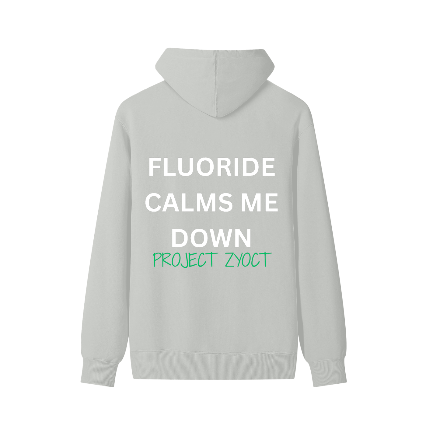 "Fluoride Calms Me Down" Classic Cotton Hoodie