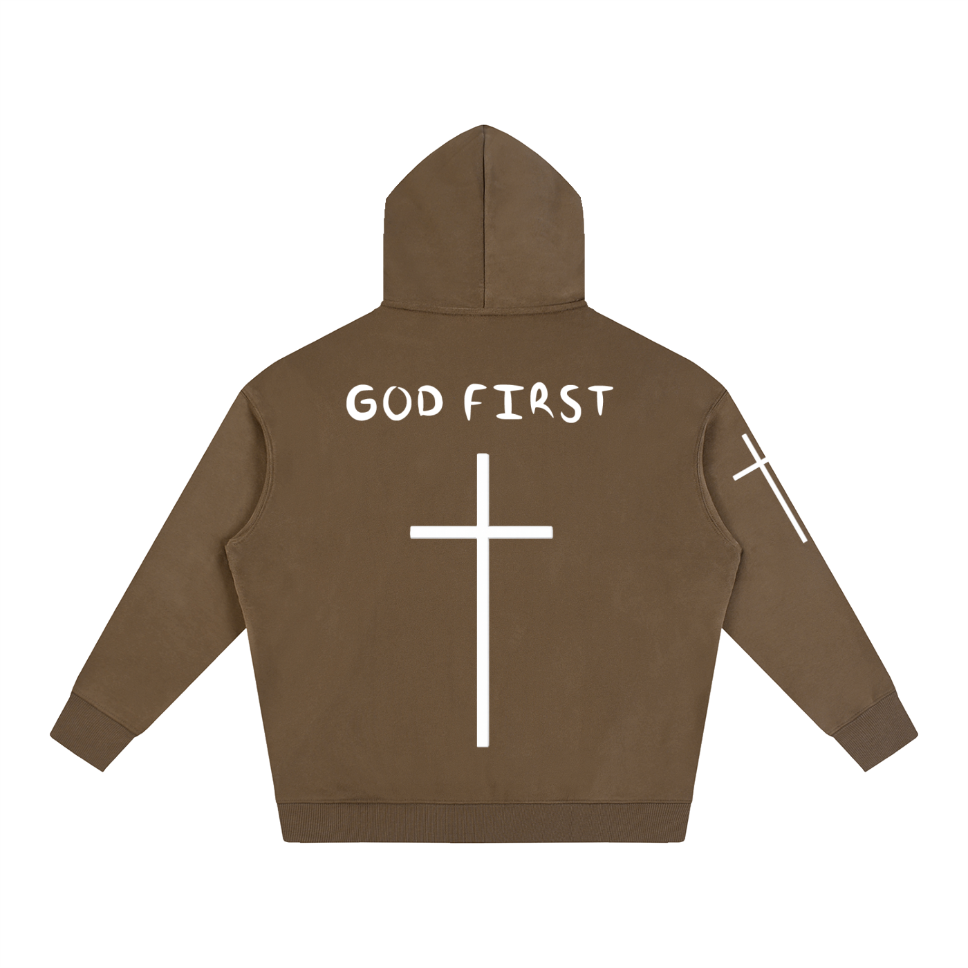 "GOD FIRST" Oversize Hoodie