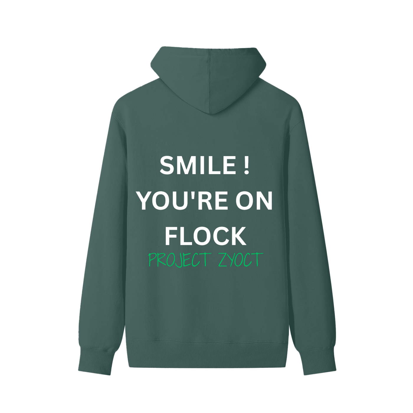 "Smile You're On Flock" Classic Cotton Hoodie