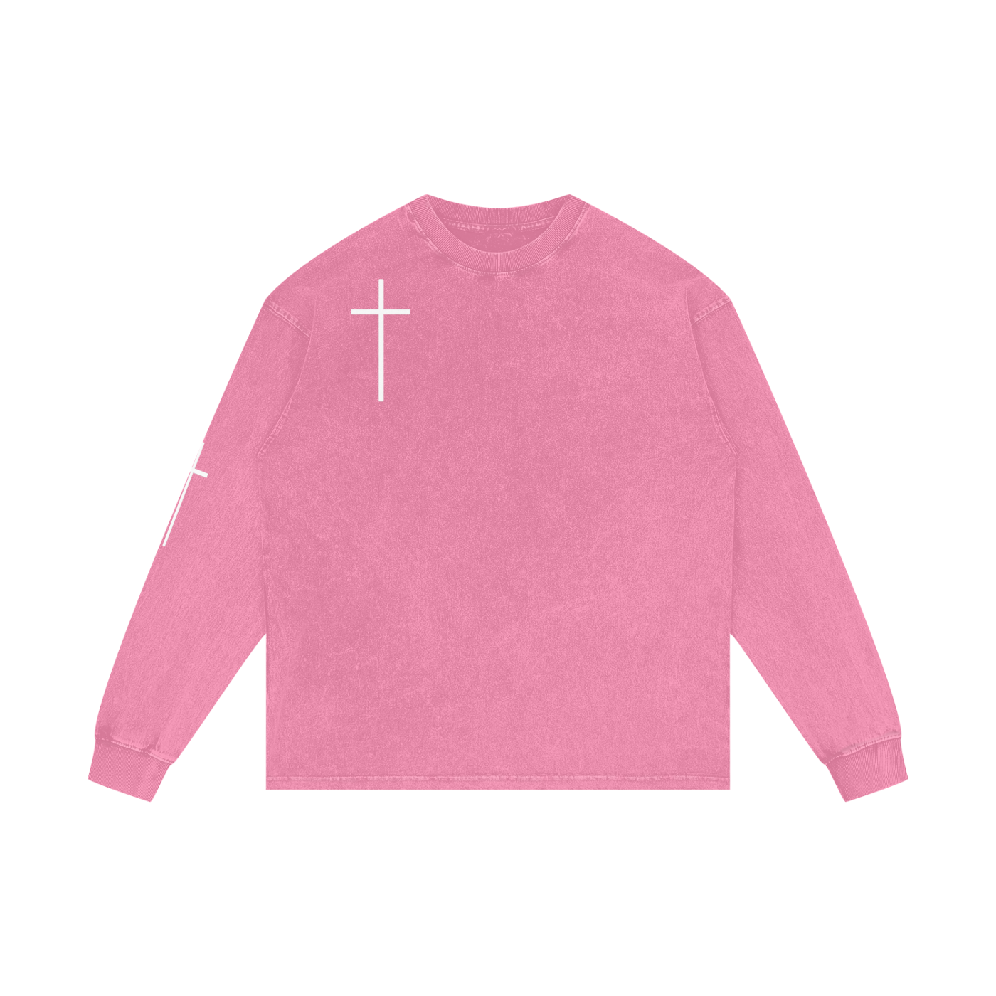 "Iran Contra Was Real" Acid Wash Long Sleeve