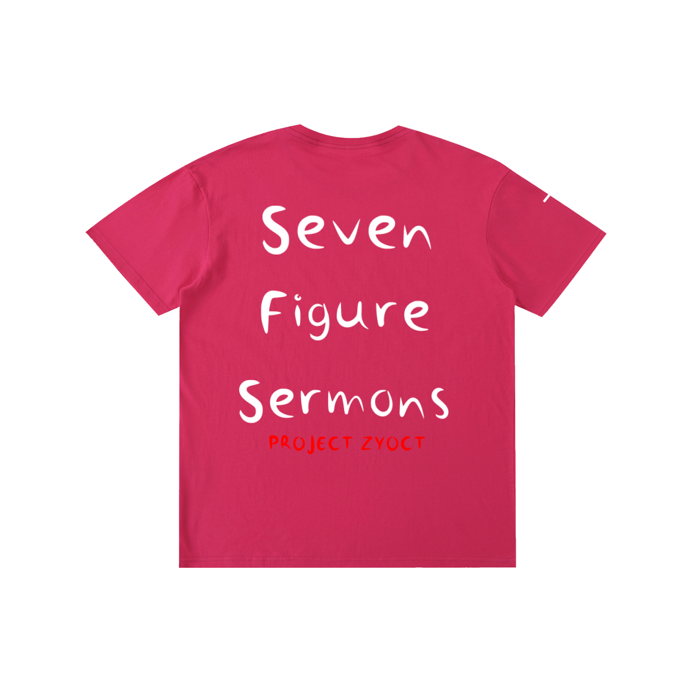 "Seven Figure Sermons" Cotton T-Shirt