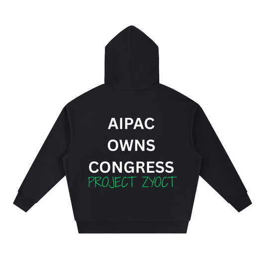 "AIPAC Owns Congress" Heavyweight Hoodie