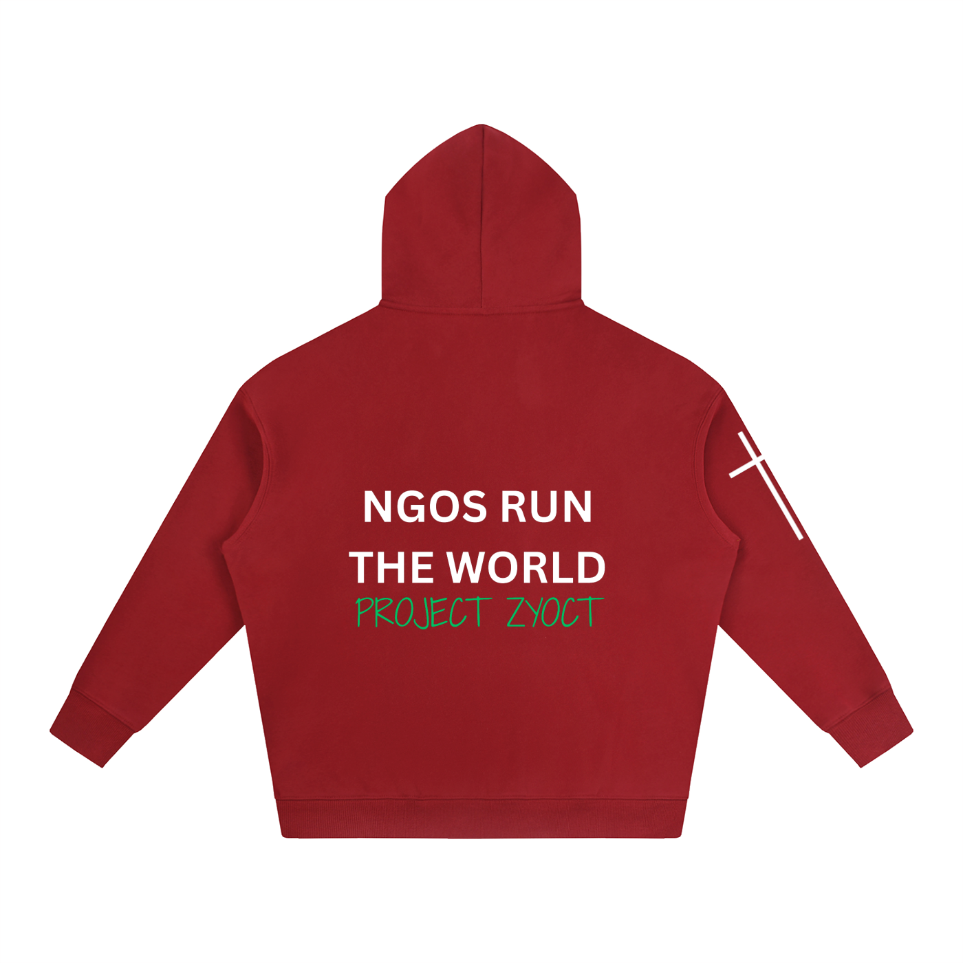 "NGOs Run the World" Oversize Hoodie