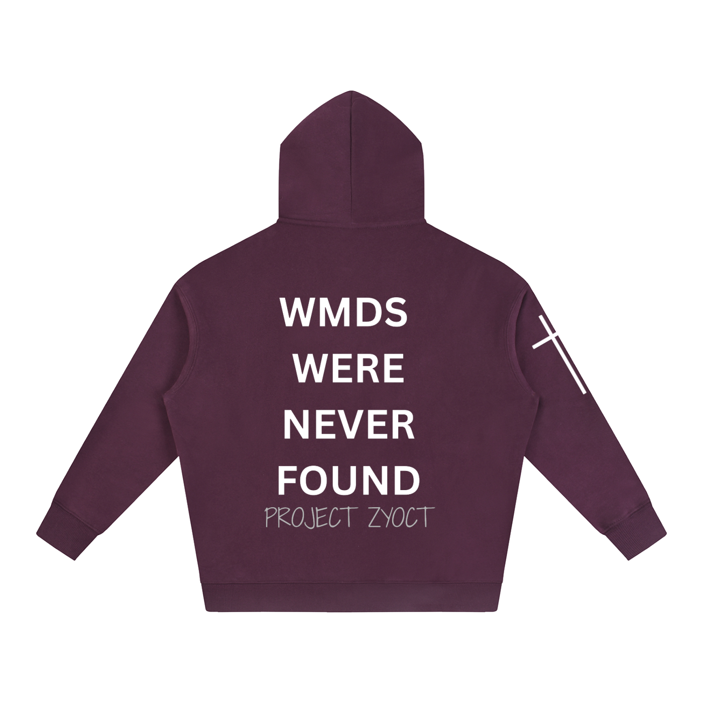 "WMDs Were Never Found" Oversize Hoodie