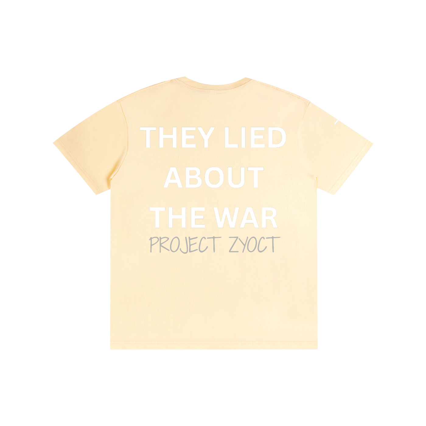 "They Lied About the War" Cotton T-Shirt
