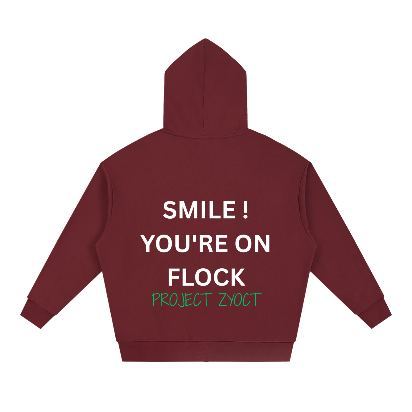 "Smile You're On Flock" Full Zip Hoodie