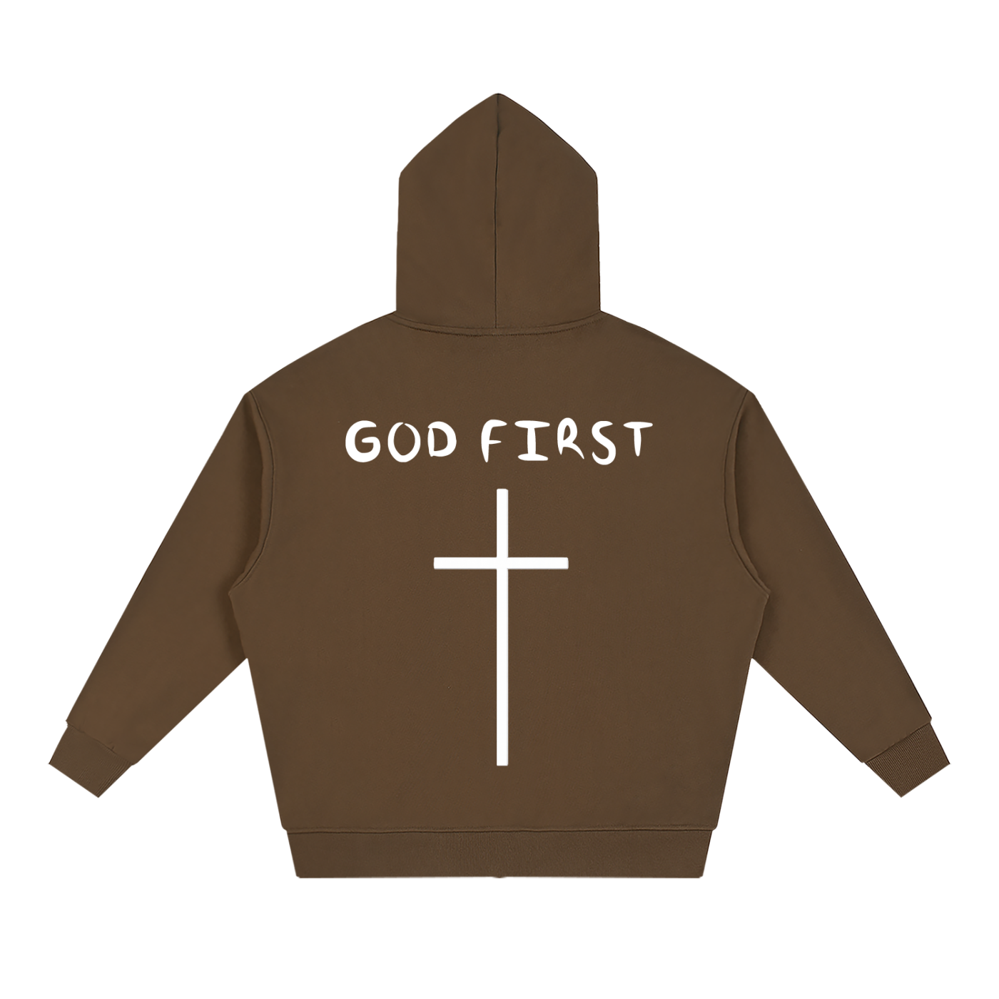 "GOD FIRST" Full Zip Hoodie