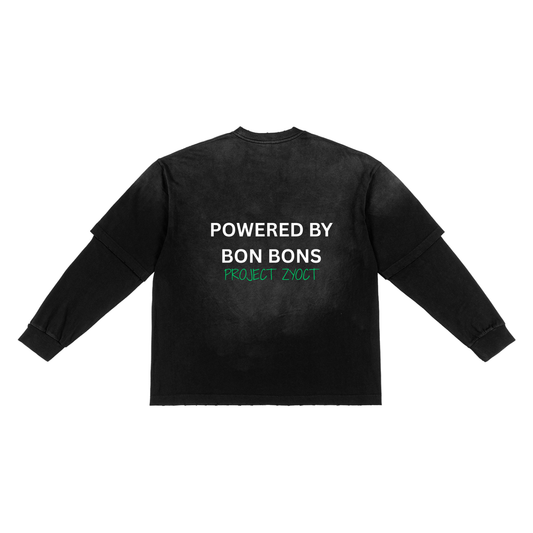 "Powered by Bon Bons" Sunfade Two-Piece Shirt