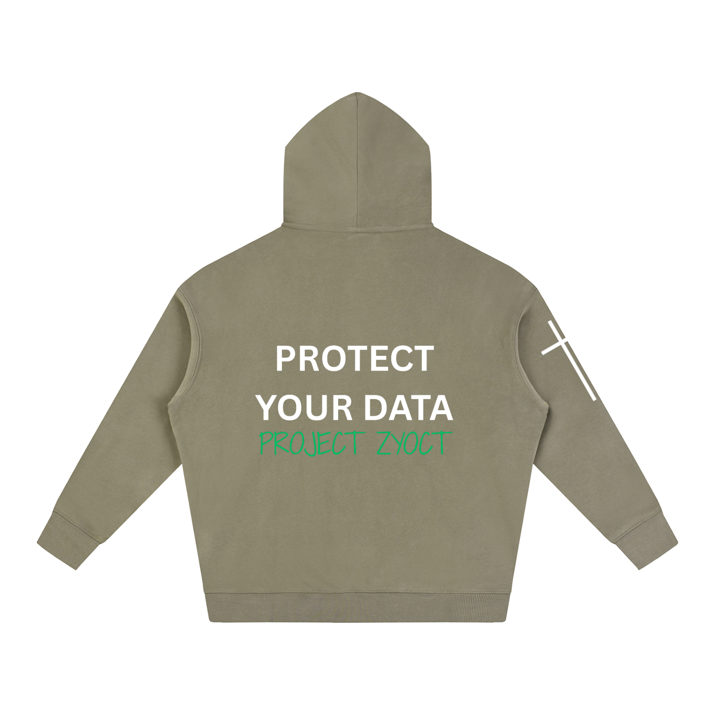 "Protect Your Data" Oversize Hoodie