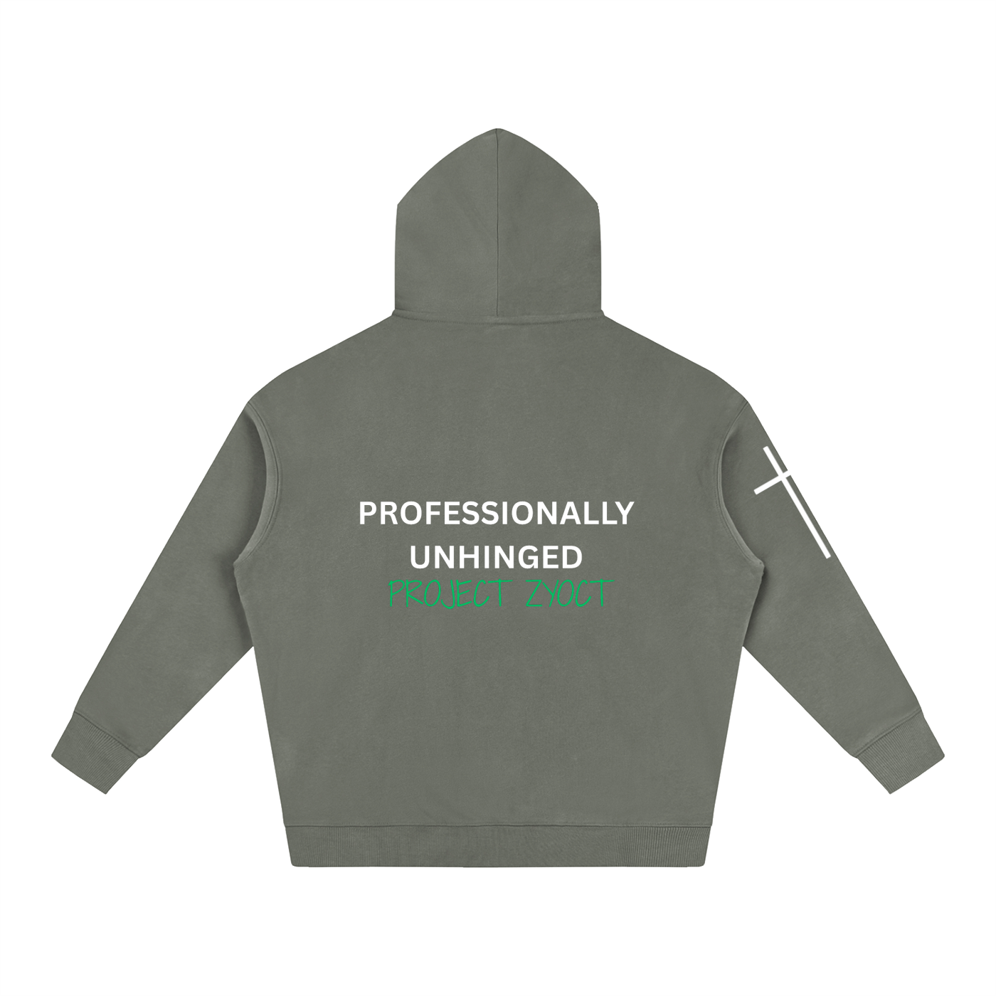 "Professionally Unhinged" Oversize Hoodie