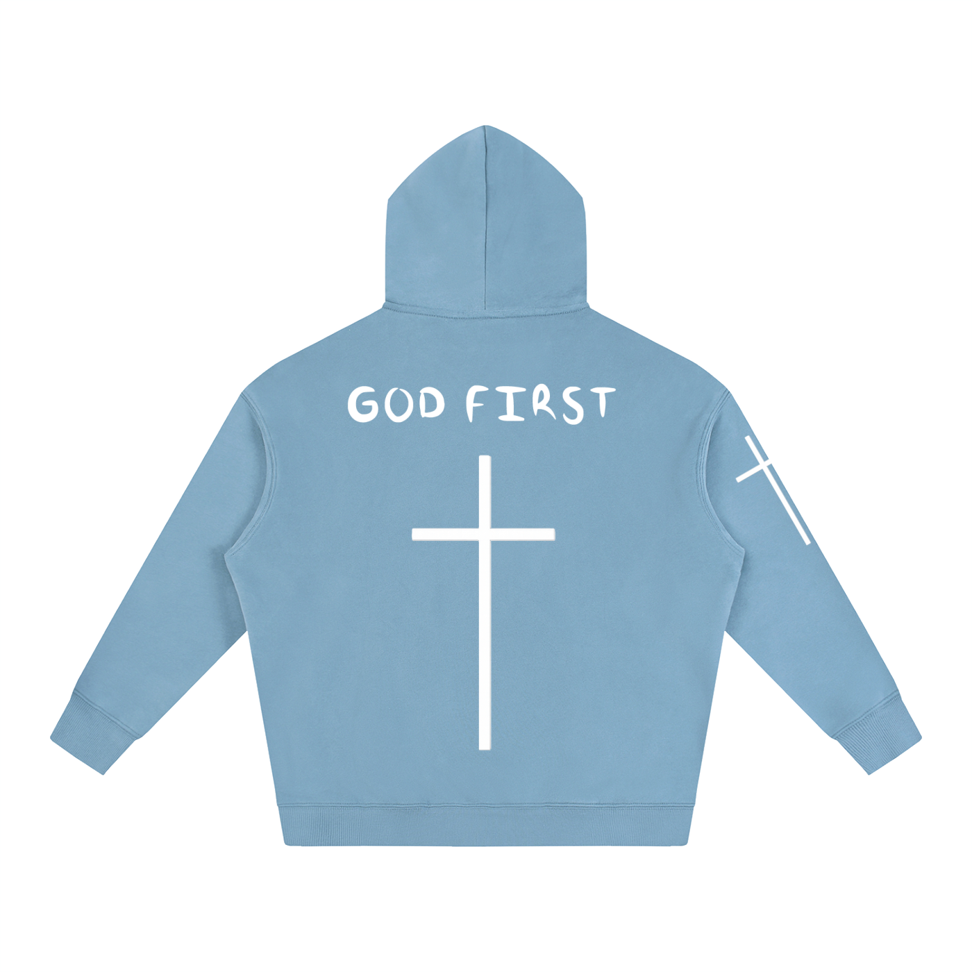 "GOD FIRST" Oversize Hoodie