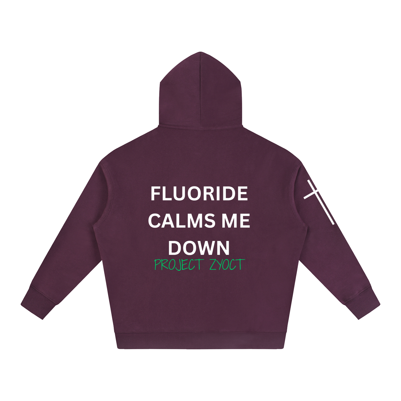 "Fluoride Calms Me Down" Oversize Hoodie