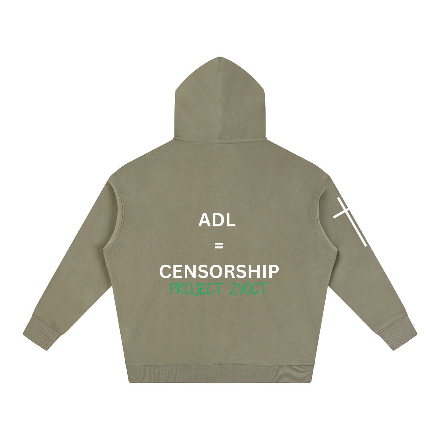 "ADL = Censorship" Oversize Hoodie