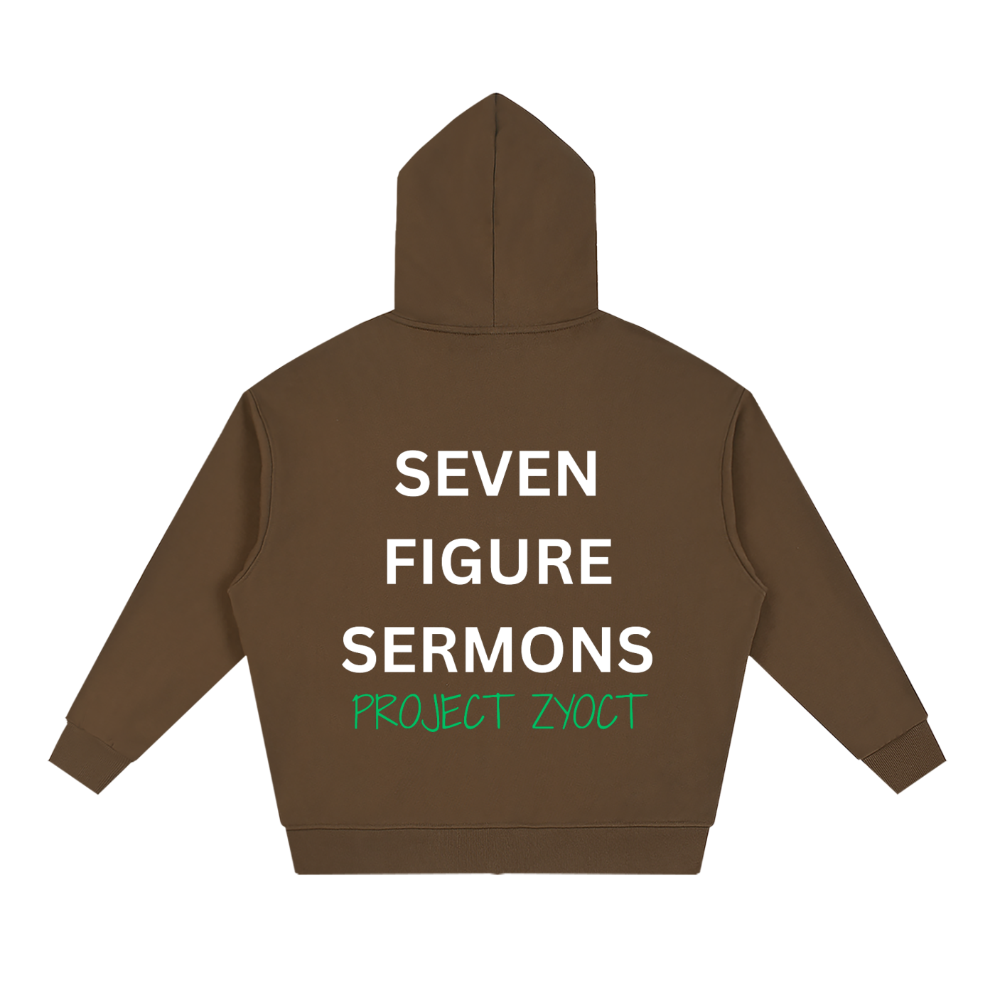 "Seven Figure Sermons" Full Zip Hoodie
