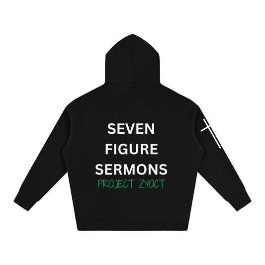 "Seven Figure Sermons" Oversize Hoodie
