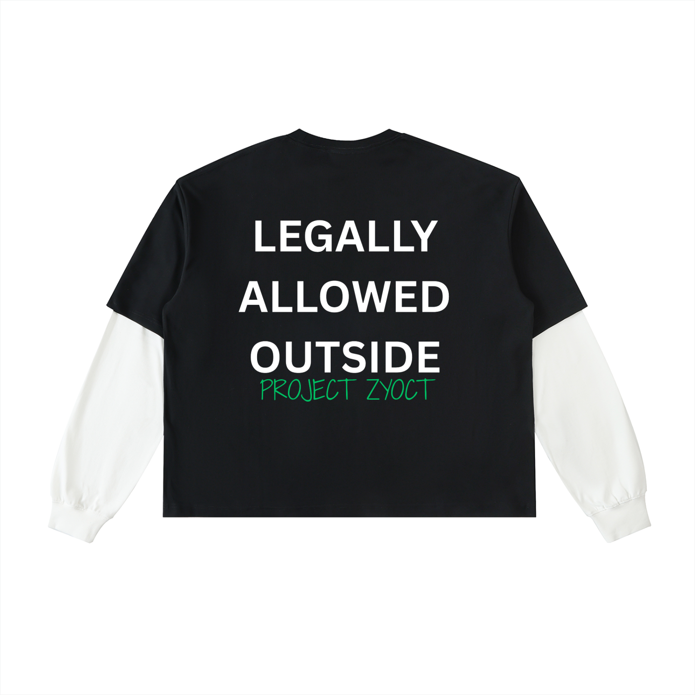 "Legally Allowed Outside" Layered Shirt