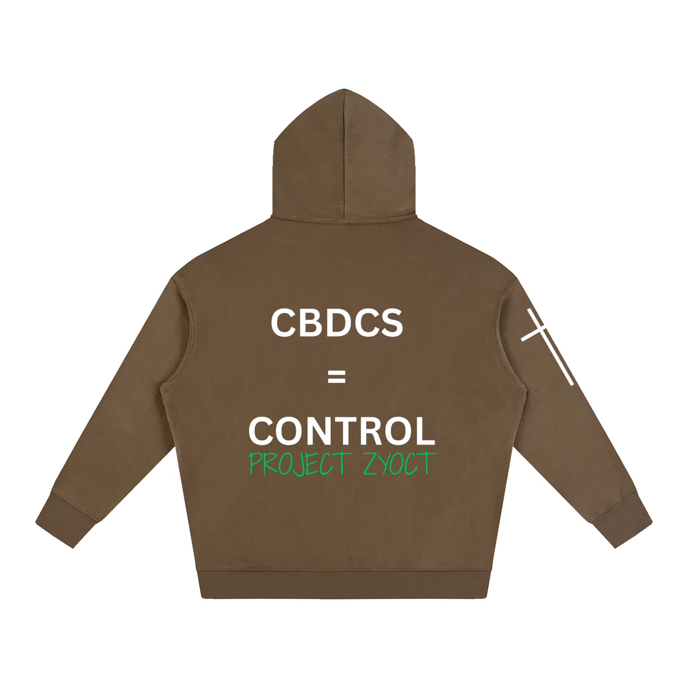 "CBDCs = Control" Oversize Hoodie