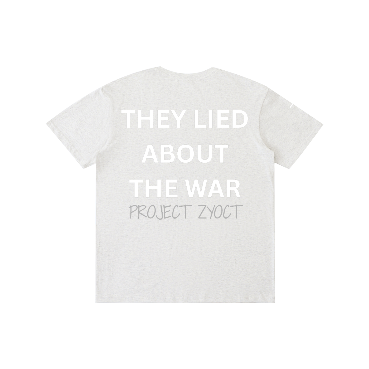 "They Lied About the War" Cotton T-Shirt