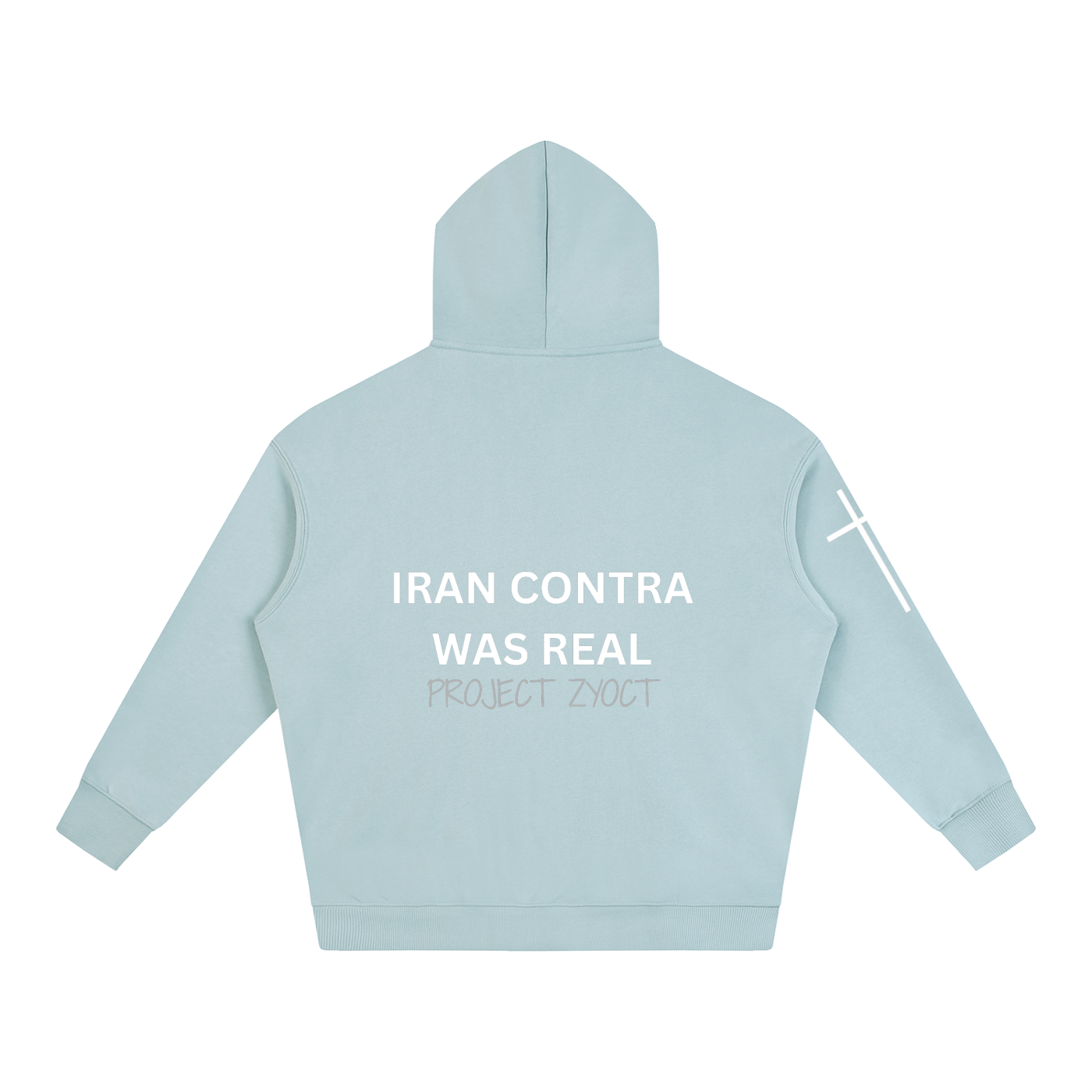 "Iran Contra Was Real" Oversize Hoodie