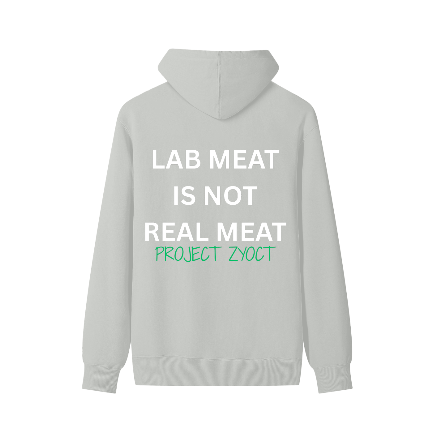"Lab Meat is Not Real Meat" Classic Cotton Hoodie