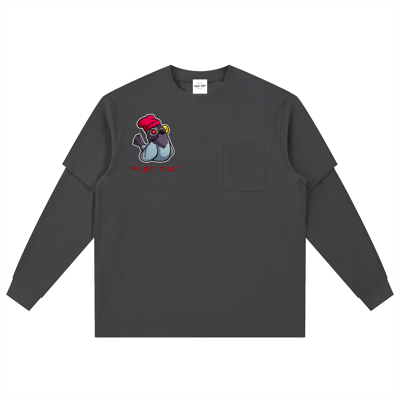 Layered Long Sleeve Oversized Tee